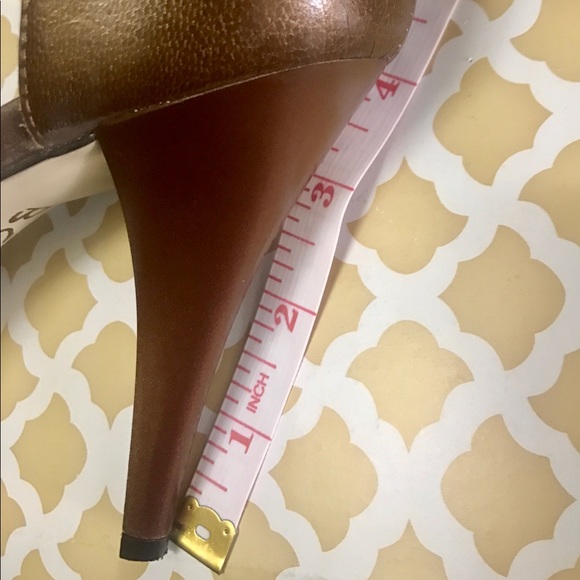 BCBG Paris - peep toe heeled sandal bronze brown - Picture 8 of 8